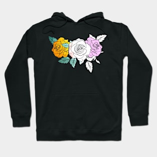 Flower Rose Trio Hoodie